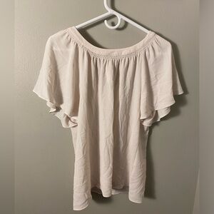 Cato white tie back blouse M excellent condition